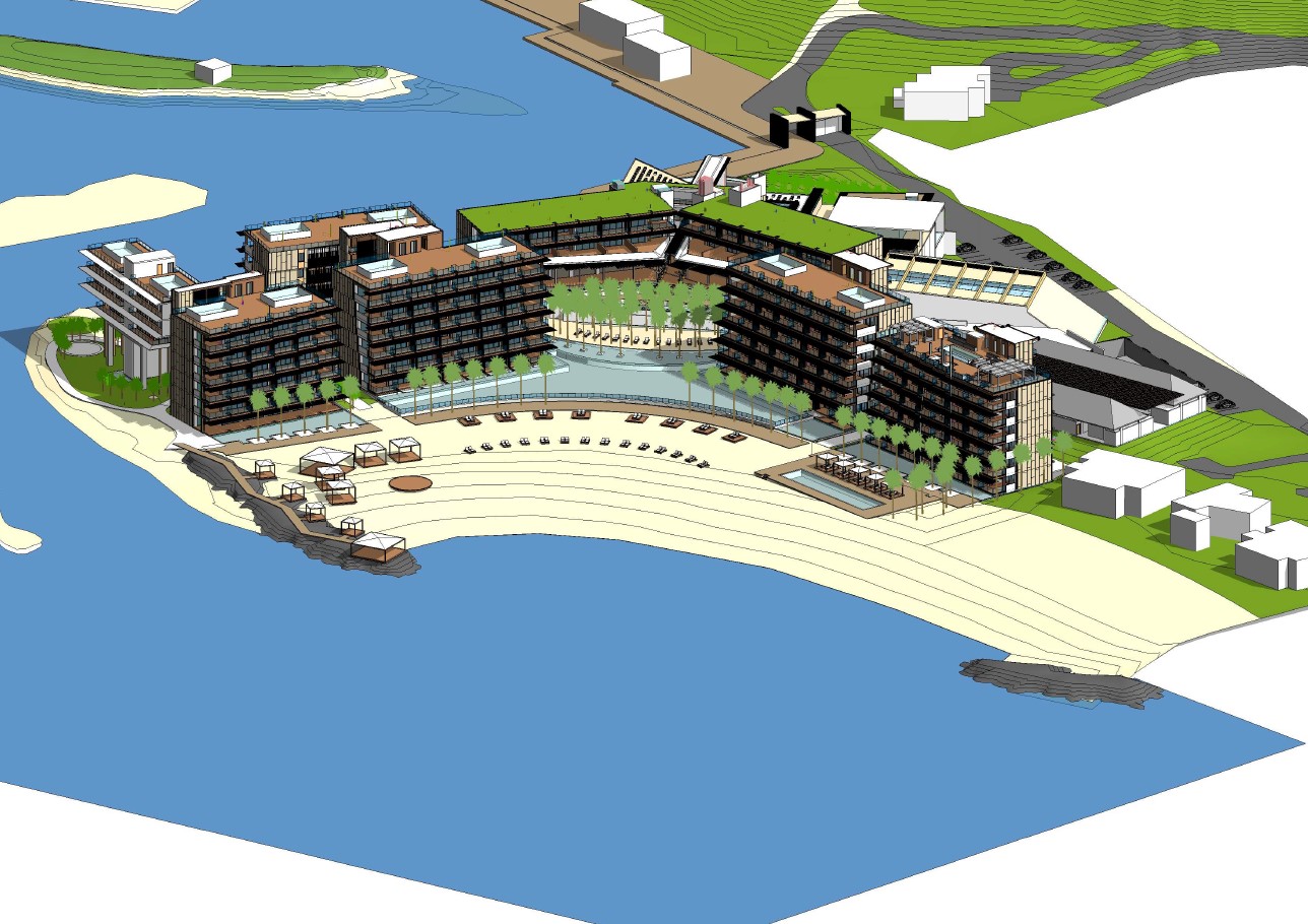 Carribian Hotel And Resort BIM model