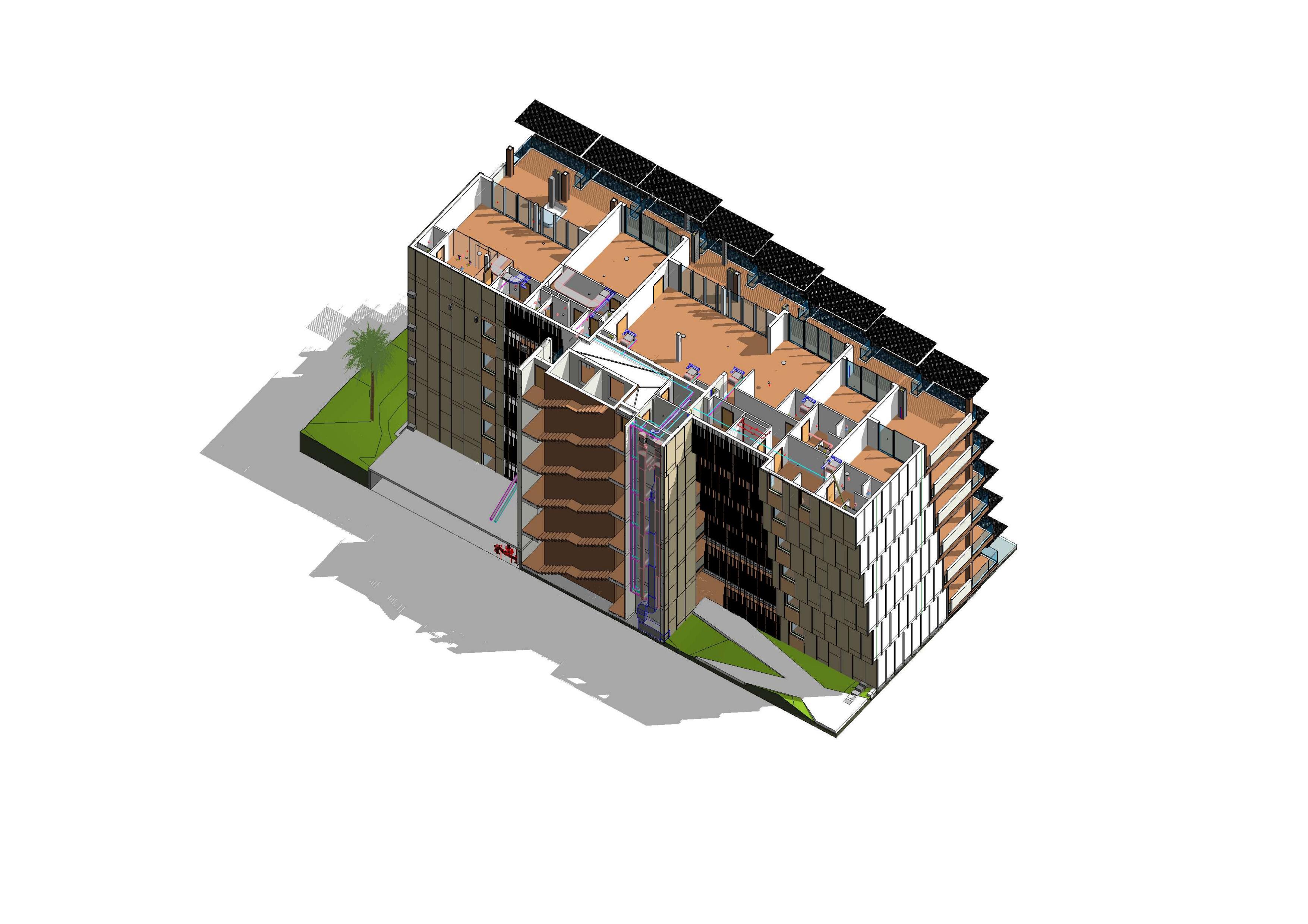 Hotel Building 2, BIM model