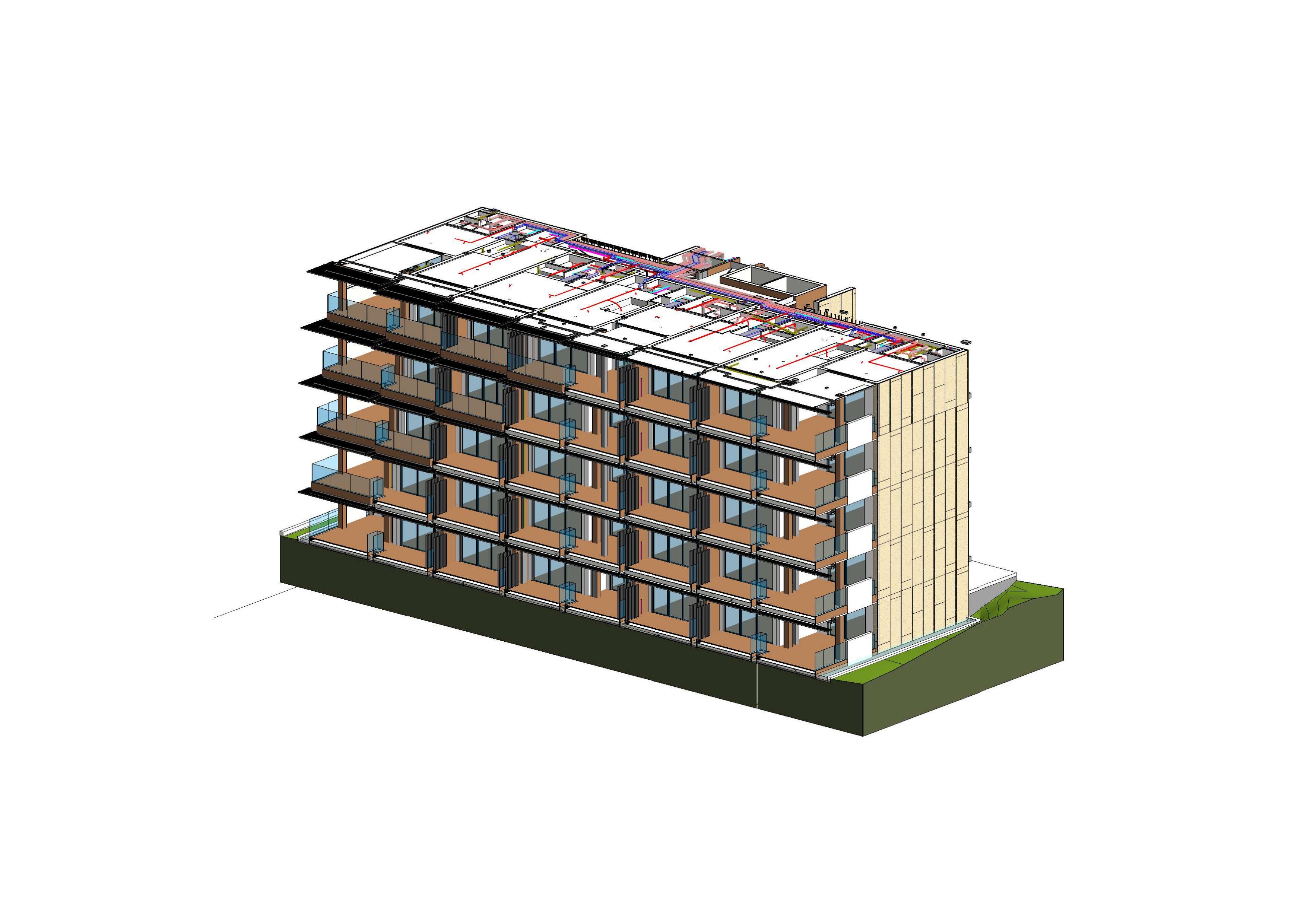 Hotel Building 1, BIM model